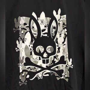 NEW W/O Tags Psycho Bunny Black T Shirt Size 7